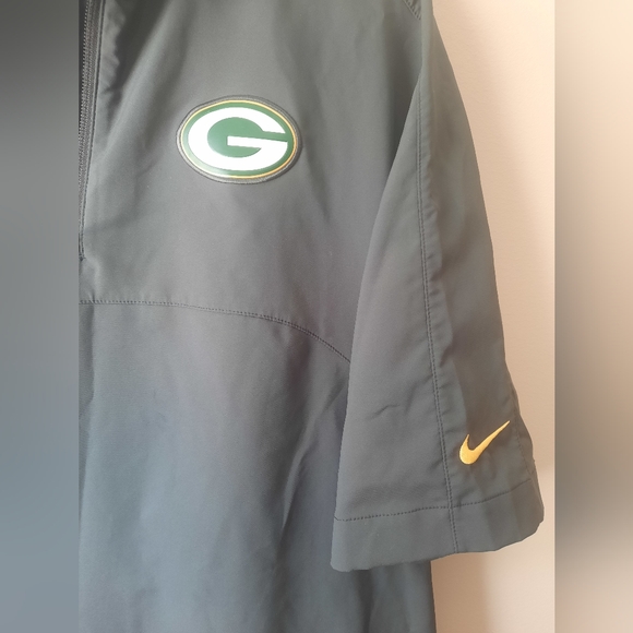 NFL Green Bay Packers Nike short sleeve dri fit pullover M - Picture 5 of 6